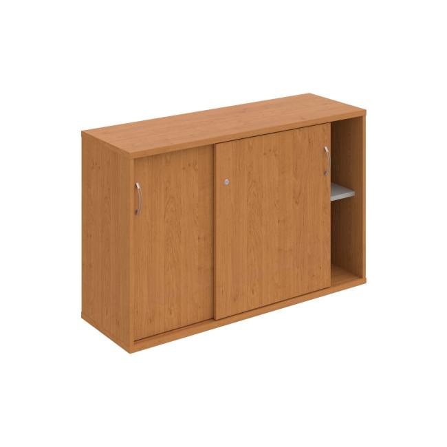 Strong shelf cabinet, 120x76.8x40 cm, cherry/cherry