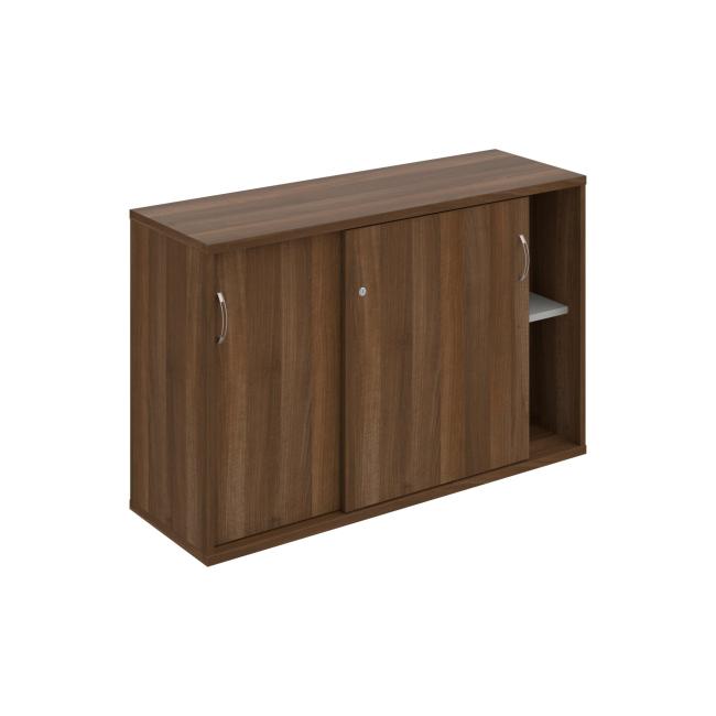 Strong shelf cabinet, 120x76.8x40 cm, walnut/walnut