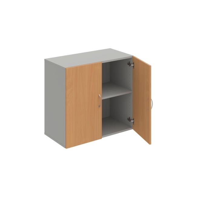 [ON128028] Drive shelf cabinet, 80x74x42 cm, beech/grey