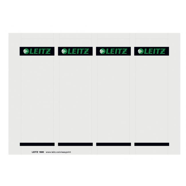 [ES168085] Pressable spine labels for Leitz 180° binders, spine width 80 mm