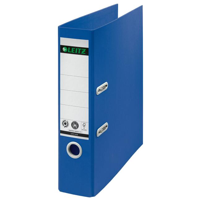 Lever folder Leitz 180° Recycle 8cm blue