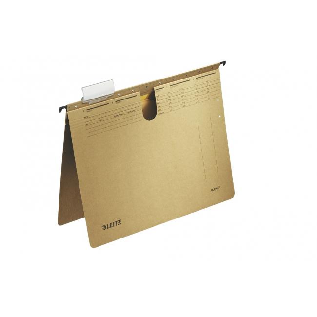 [ES191400] Leitz ALPHA hanging bag with brown quick fastener