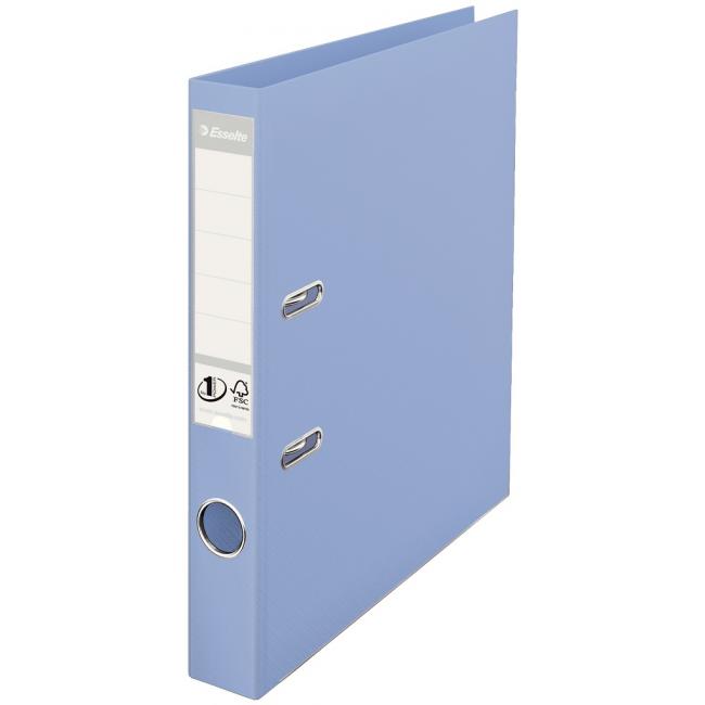 Lever folder Esselte No.1 all-plastic 5cm Solea blue
