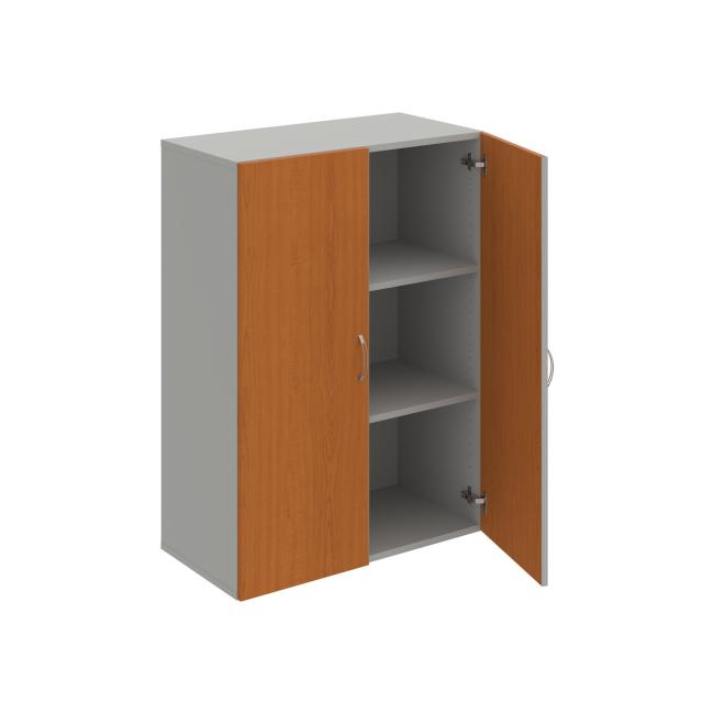 [ON138158] Drive shelf cabinet, 80x111x42 cm, cherry/grey