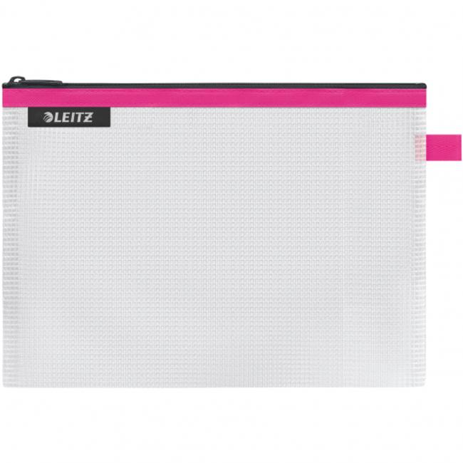 [ES250023] Plastic bag with zipper Leitz WOW medium pink