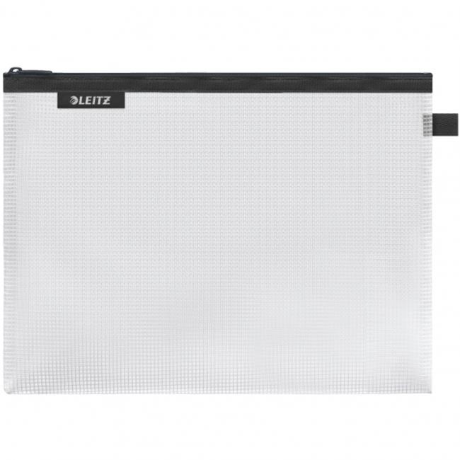 Plastic bag with zipper Leitz WOW large black