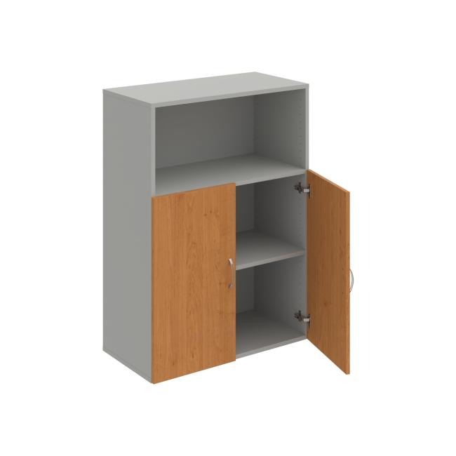 Drive shelf cabinet, 80x111x42 cm, alder/grey