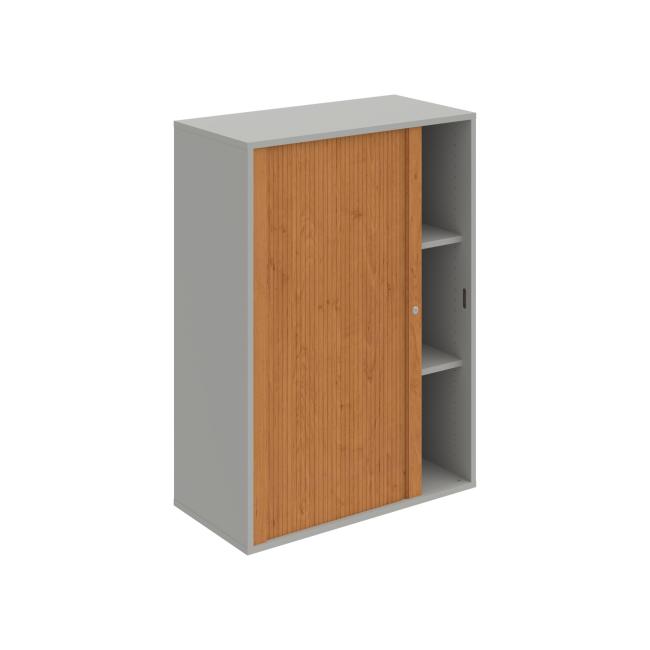 Drive shelf cabinet, 80x111x40 cm, alder/grey, lock