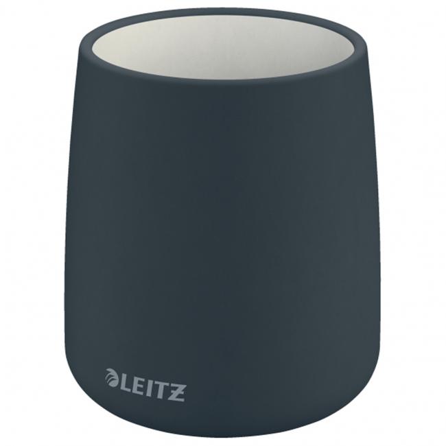Leitz Cozy velvet gray pen stand