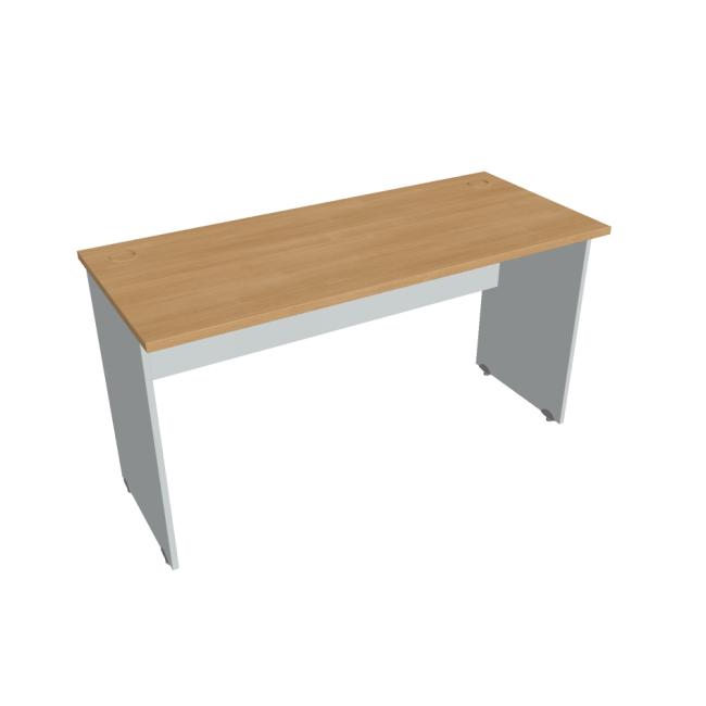 Gate desk, 140x75.5x60 cm, oak/grey