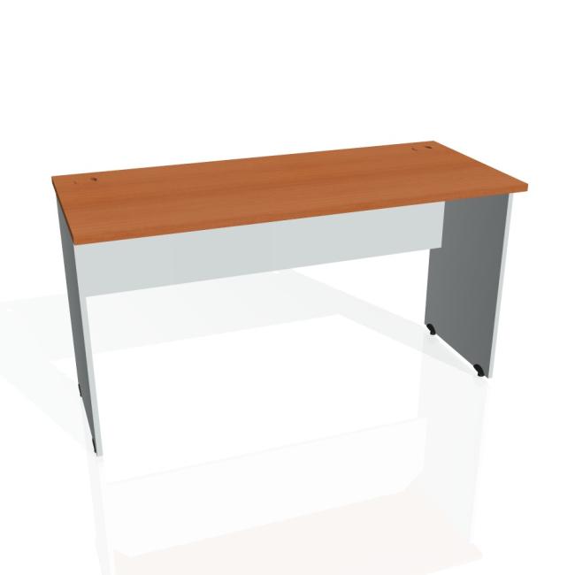Gate desk, 140x75.5x60 cm, cherry/grey