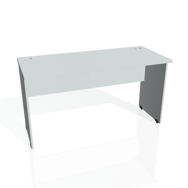 Gate desk, 140x75.5x60 cm, grey/grey