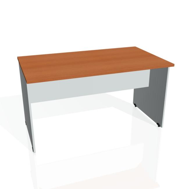 [ON140158] Gate meeting table, 140x75.5x80 cm, cherry/grey