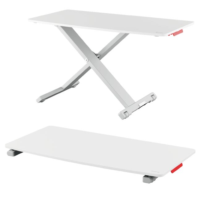 Leitz Cozy Ergo desk adapter for standing work, gray