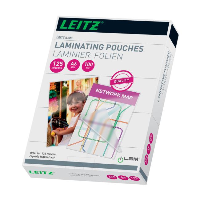 [ES338060] Laminating films Leitz iLAM A6, 125 mic, 100 pcs