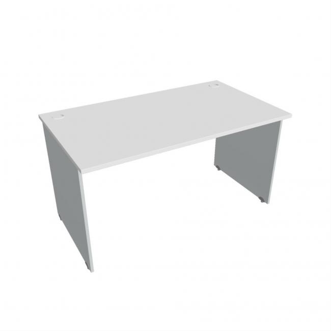 [ON140298] Gate desk, 140x75.5x80 cm, white/grey