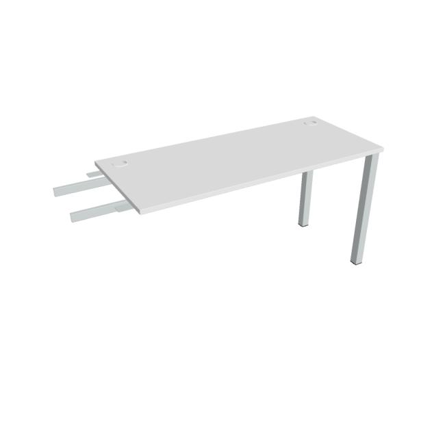 Work table Uni, chain, 140x75.5x60 cm, white/grey