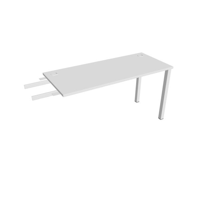 Work table Uni, chain, 140x75.5x60 cm, white/white