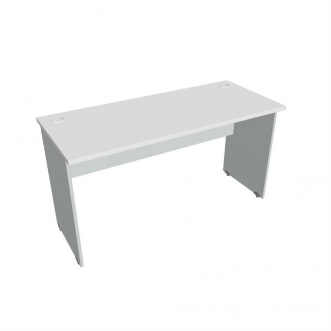 Gate desk, 140x75.5x60 cm, white/grey