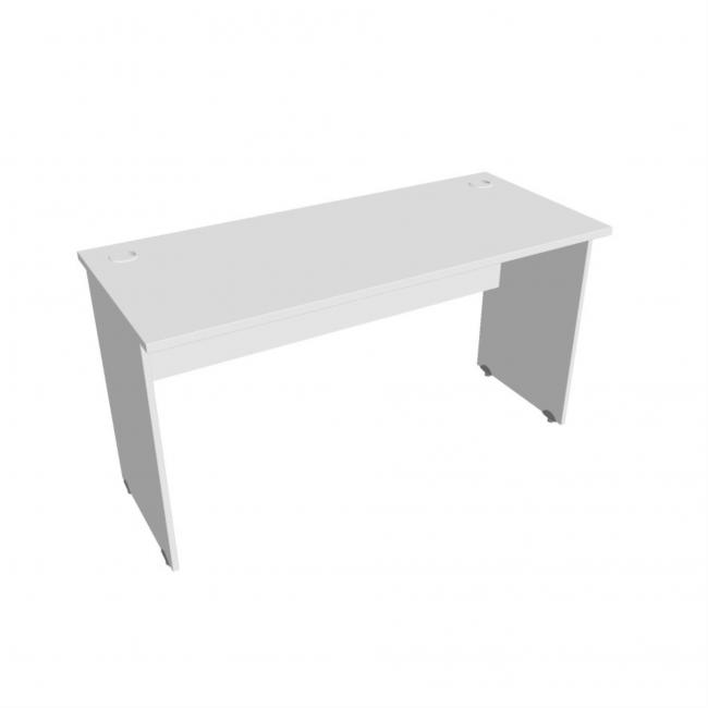 Gate desk, 140x75.5x60 cm, white/white