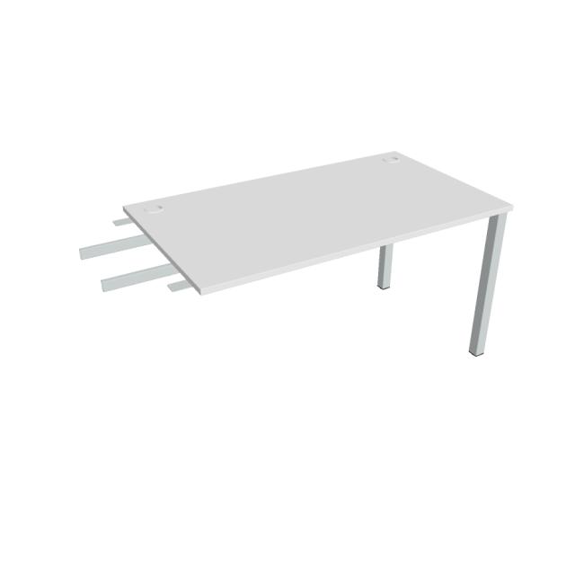 Work table Uni, chain, 140x75.5x80 cm, white/grey