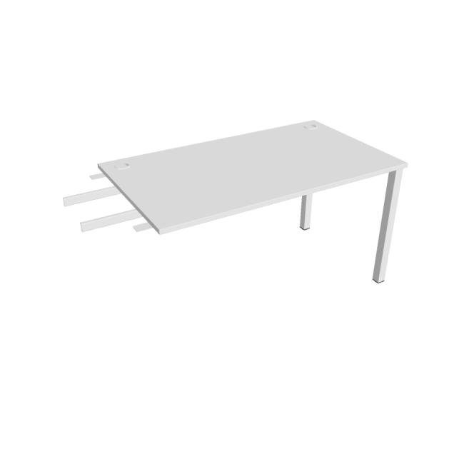 Work table Uni, chain, 140x75.5x80 cm, white/white