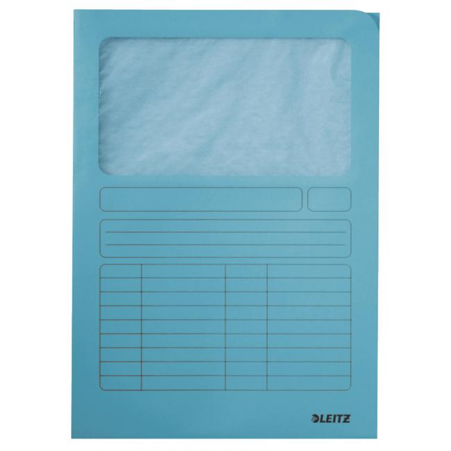 [ES395030] Basic folders with Esselte light blue window