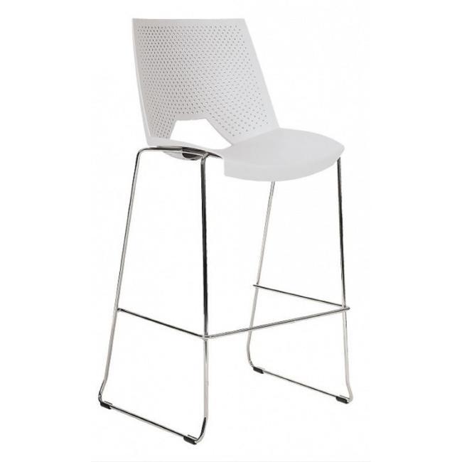 Bar stool STRIKE 2130, white