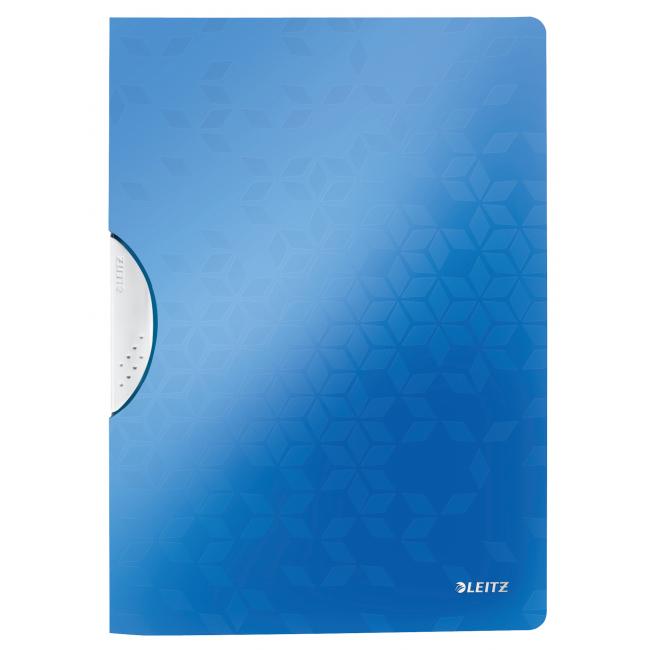 Case with plastic clip Leitz WOW blue