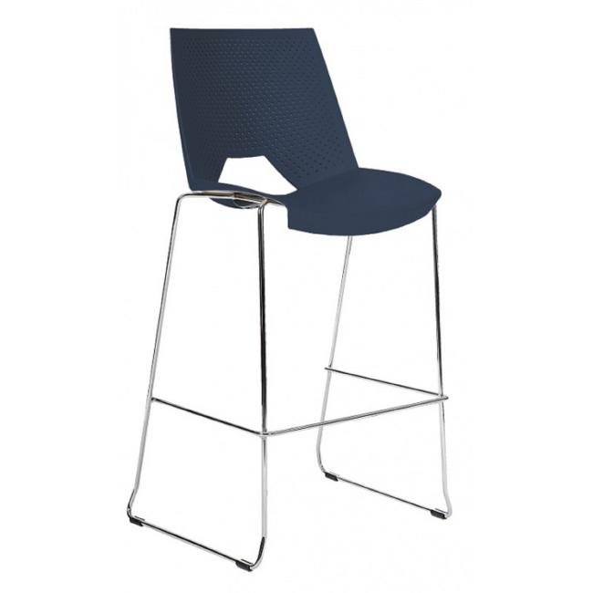 Bar stool STRIKE 2130, blue