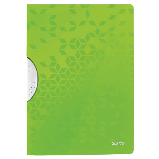 Case with plastic clip Leitz WOW green