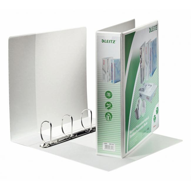 [ES428701] Presentation binder Leitz 7.7cm 4D-ring A4 MAXI white