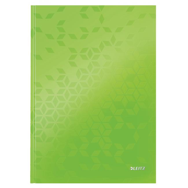 [ES462564] Record book Leitz WOW A4 80 sheets lined green