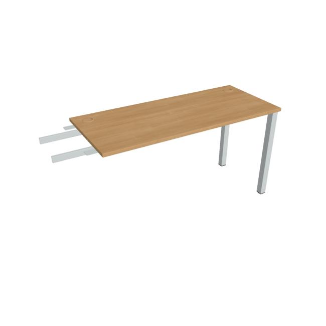 Work table Uni, chain, 140x75.5x60 cm, oak/grey