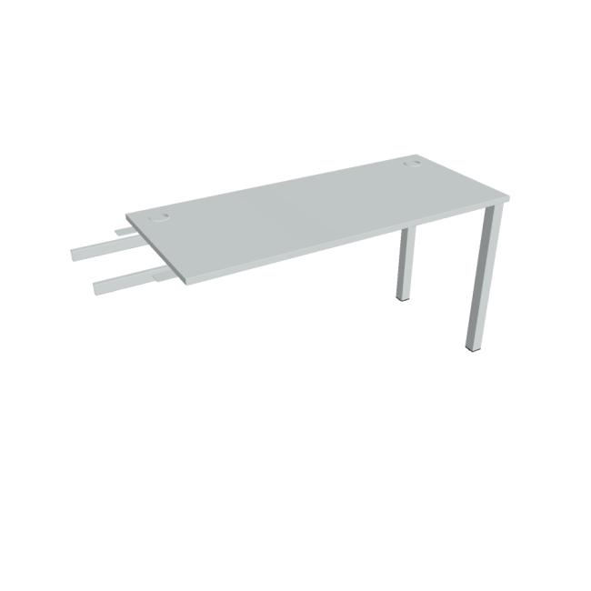 Work table Uni, chain, 140x75.5x60 cm, gray/grey