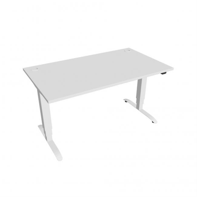 [ON140793] Motion desk, ZO, 3S, 140x61 - 128x80 cm, white/white