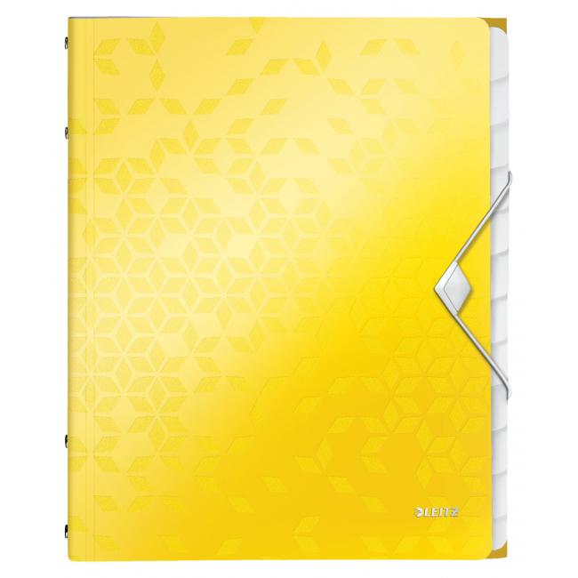 [ES463416] Sorting book 12 Leitz WOW yellow