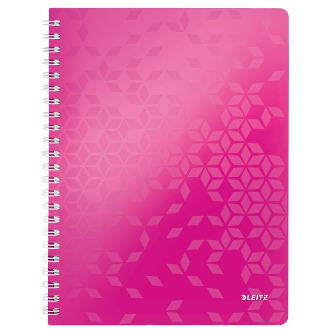 [ES463723] Lined notepad Leitz WOW A4 pink