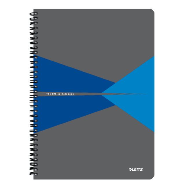 Block Leitz Office Card A4 90 sheets lined blue