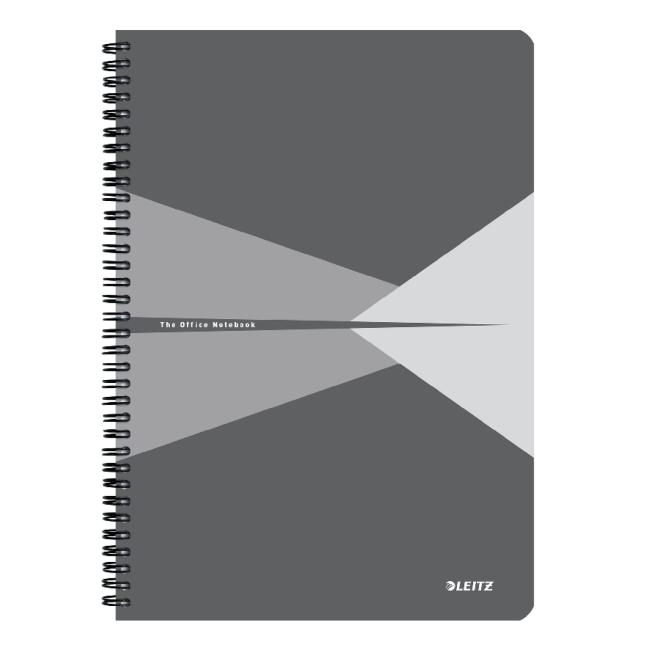 Leitz Office Card A4 pad 90 sheets lined gray