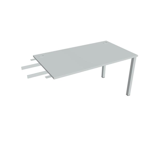 Work table Uni, chain, 140x75.5x80 cm, gray/grey