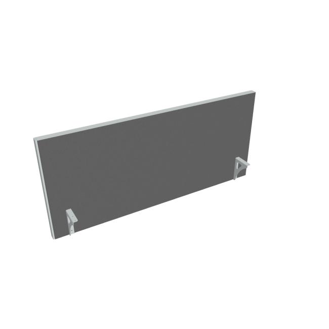 Screen for the edge of the table Akustik, 140 cm, light gray