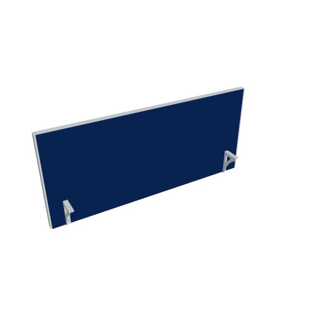 Akustik table edge screen, 140 cm, blue