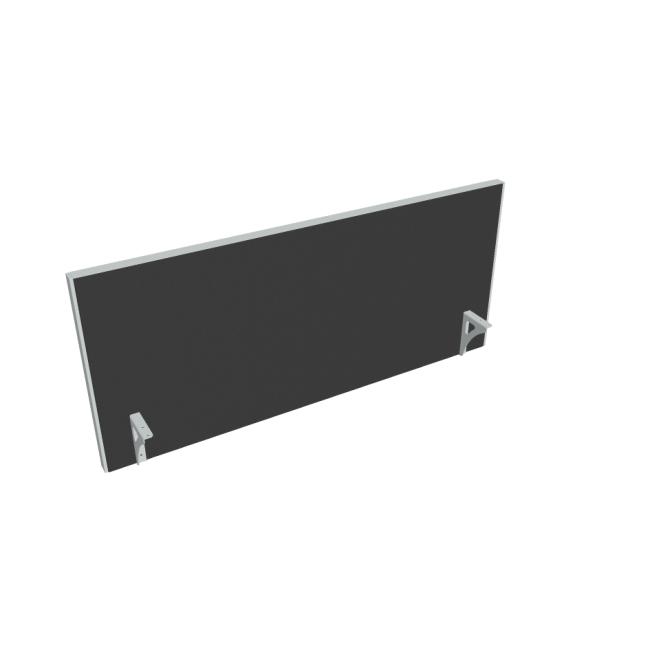 Akustik table edge screen, 140 cm, anthracite