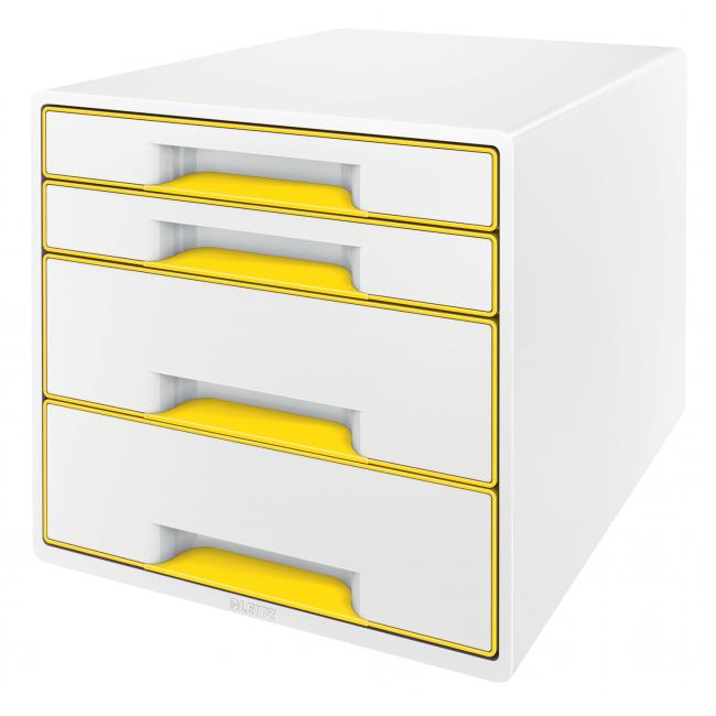 [ES521316] Drawer box Leitz WOW with 4 drawers yellow