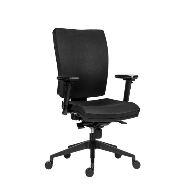 GALA Plus SL office chair black BN7 + armrests AR08