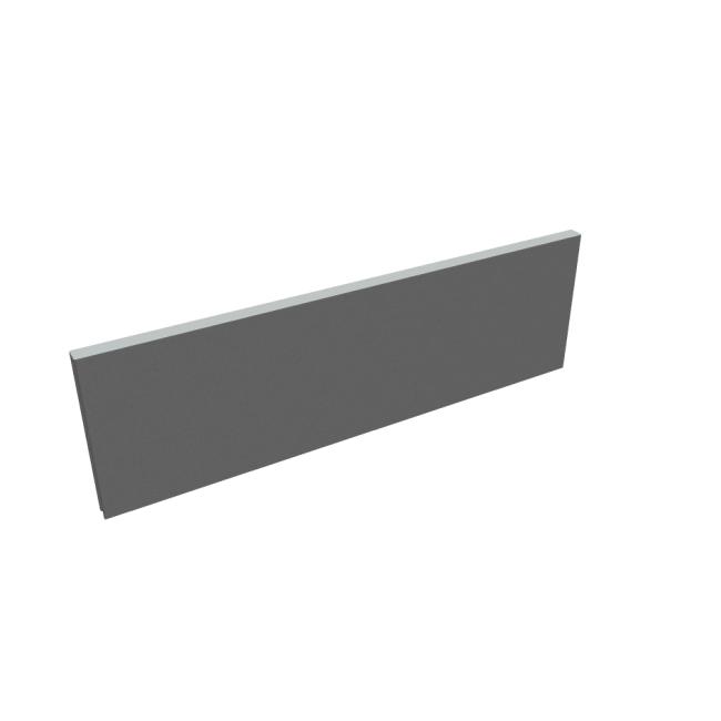 Akustik table screen, 140 cm, light grey