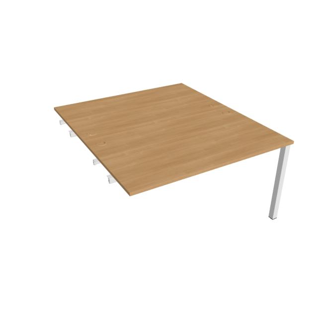 Work table Uni k pozdź. chain, 140x75.5x160 cm, oak/grey