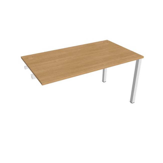 Work table Uni k pozdź. chain, 140x75.5x80 cm, oak/white
