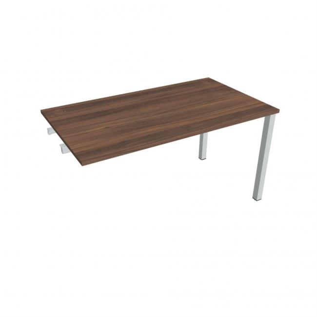 Work table Uni k pozdź. chain, 140x75.5x80 cm, walnut/grey